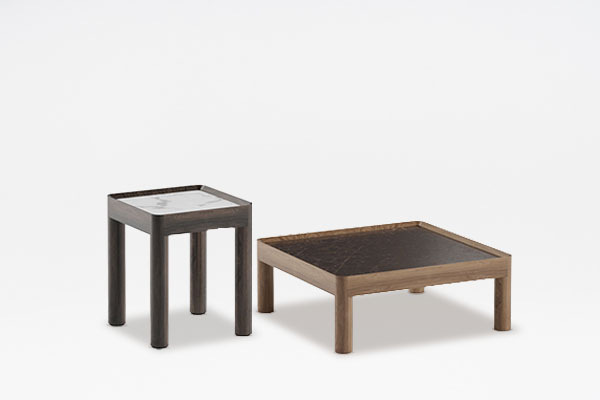 Inset coffee table